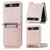 Leather Card Slot Phone Case for Samsung Z Flip 5G