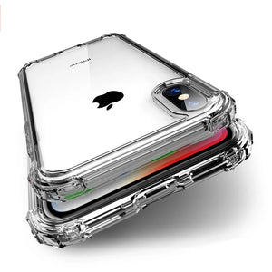 Shockproof Bumper Transparent Silicone Phone Case For iPhone (Multi Options Available)