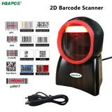 2D Omnidirectional Barcode Scanner 1D 2D QR Code Desktop Bar code usb Reader