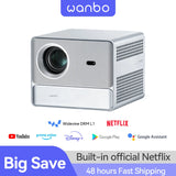 Projector Google TV11.0 Proyector 1080P 4K Home Theater Auto Focus 5G WiFi Bluetooth Portable Projector