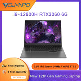 16.1 Inch Intel i9-12900H NVIDIA RTX 3060 6G Windows10/11 2.5K IPS Screen 144Hz RGB Gaming Laptop