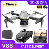 V88 WIFI FPV Drone With Wide Angle HD 4K 1080P Camera