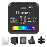 Ulanzi L2 RGB Mini COB Video Camera Light