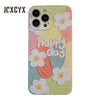 Cute Flower Oil Painting Soft Case