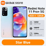 Global Version Xiaomi Redmi Note 11 Pro+ 5G 6GB RAM 128GB