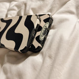 Zebra Stripe Black White Phone Case